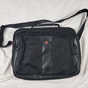 Swiss Gear Laptop Black Messenger Bag School College Work Travel Casual